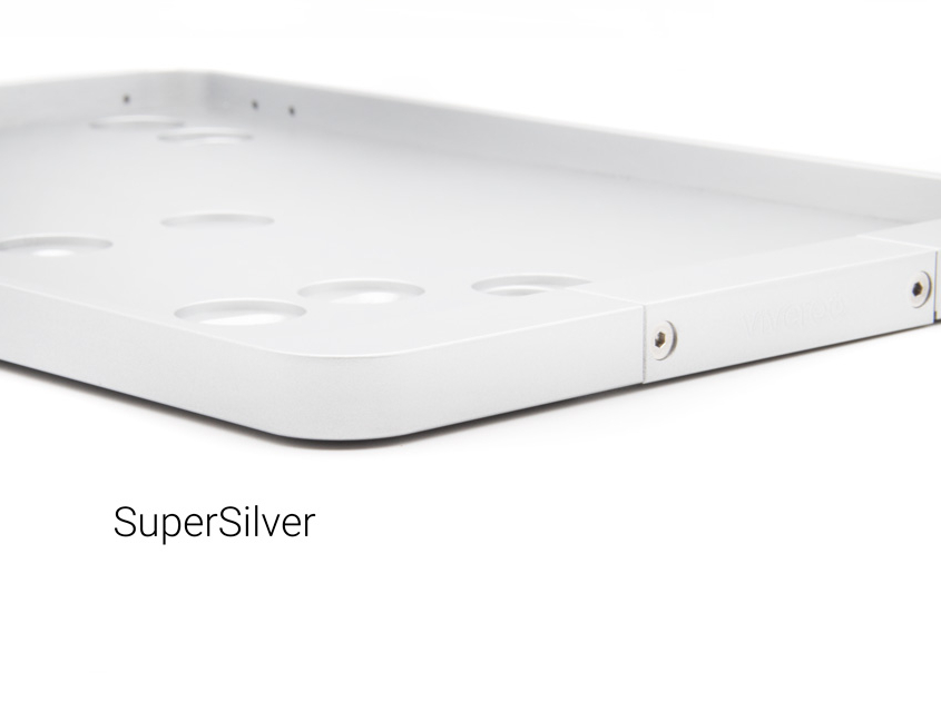 Soporte para iPad de viveroo one en SuperSilver